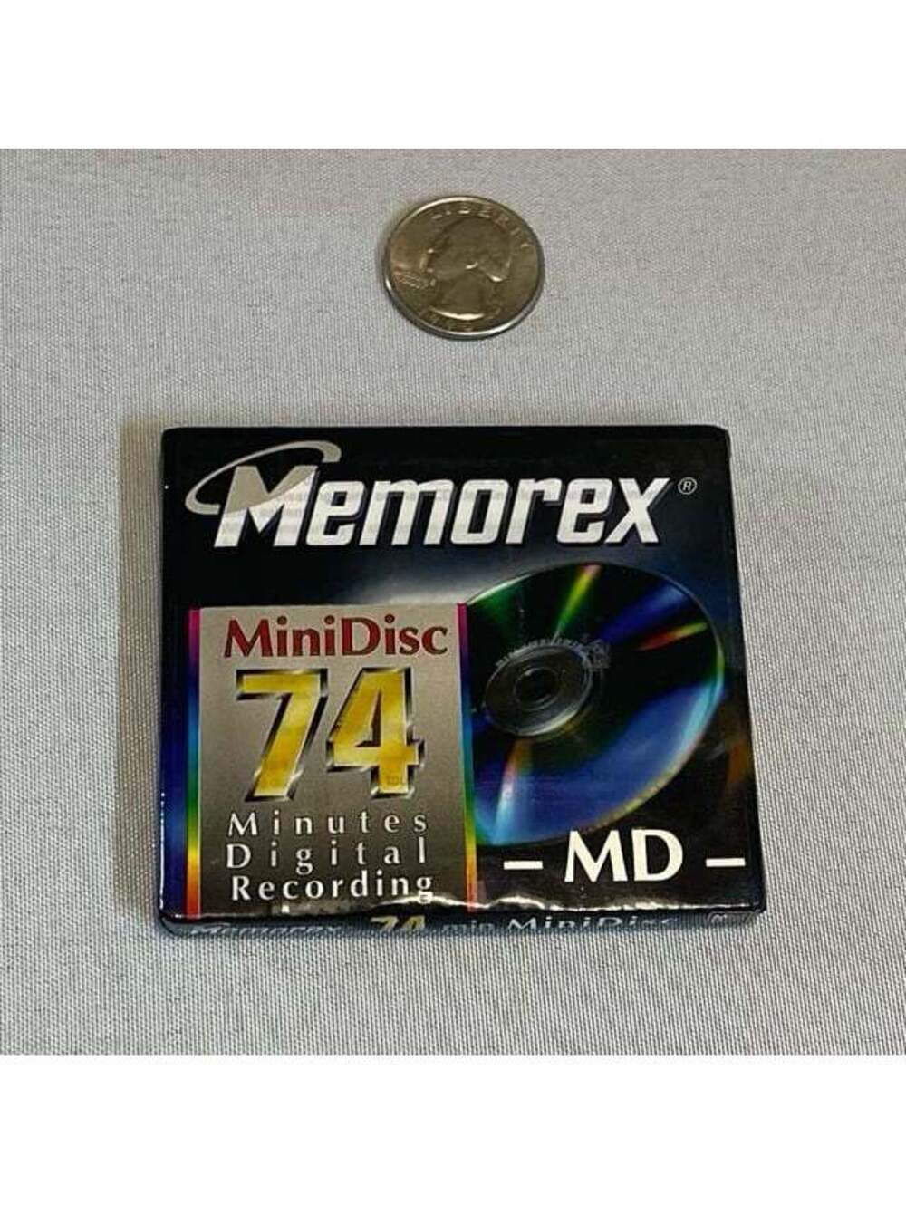 New - Memorex 74-minute blank recordable MiniDisc (MD)